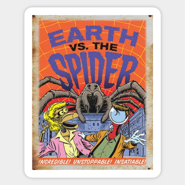 Mystery Science Rusty Barn Sign 3000 - Earth vs. The Spider Sticker by Starbase79